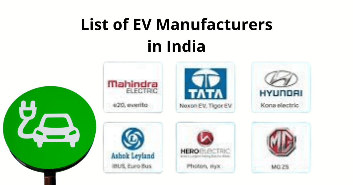 ev manufacturers in india